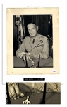General Mark W. Clark Signed 8 x 10 Photo -- With JSA COA