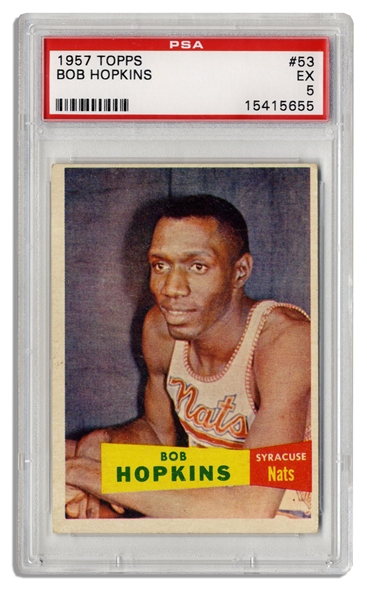 1957 Topps -- Bob Hopkins #53 -- PSA 5
