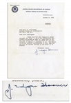 J. Edgar Hoover 1959 Typed Letter Signed -- Marked Personal