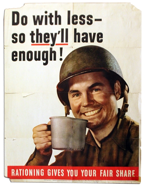 1943 Original GI Joe Poster from World War II