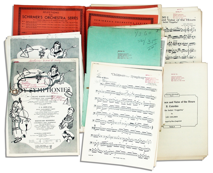 ''Captain Kangaroo'' Sheet Music Personally Owned by Bob Keeshan