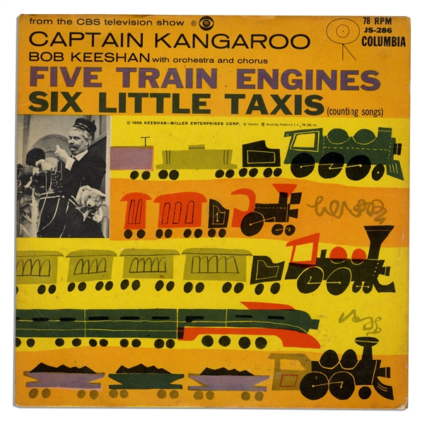 Bob Keeshan Personally Owned Set of 9 ''Captain Kangaroo'' Audio Records