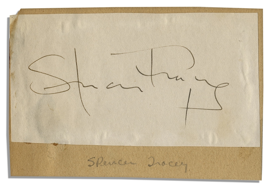 Spencer Tracy's Signature