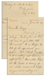 19th Century Author Edward Everett Hale Autograph Letter Signed -- ...I am only just back from Washington...