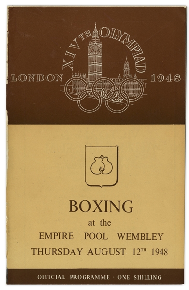 1948 London Summer Olympics Boxing Program