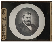 Ulysses S. Grant Magic Lantern Slide, Taken by Mathew Brady