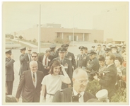 Original 10 x 8 Photo of John and Jackie Kennedy Taken by Cecil W. Stoughton in Houston the Day Before the Assassination