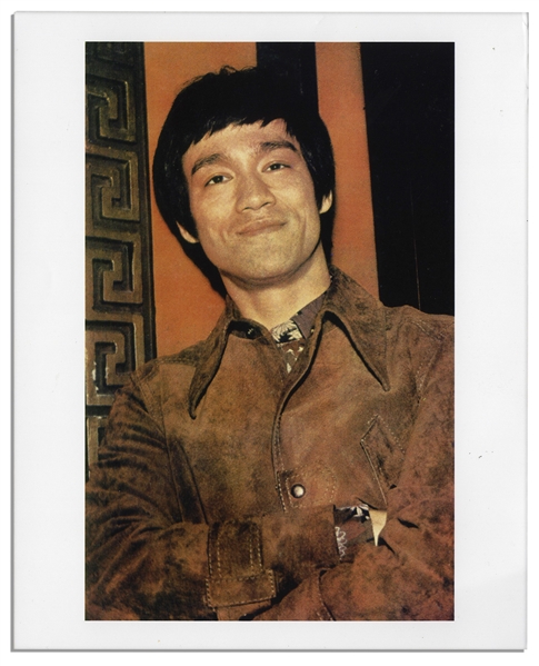 Bruce Lee's Brown Suede Suit Worn Onscreen for the Famous ''Lost Interview'', Lee's Only English TV Interview
