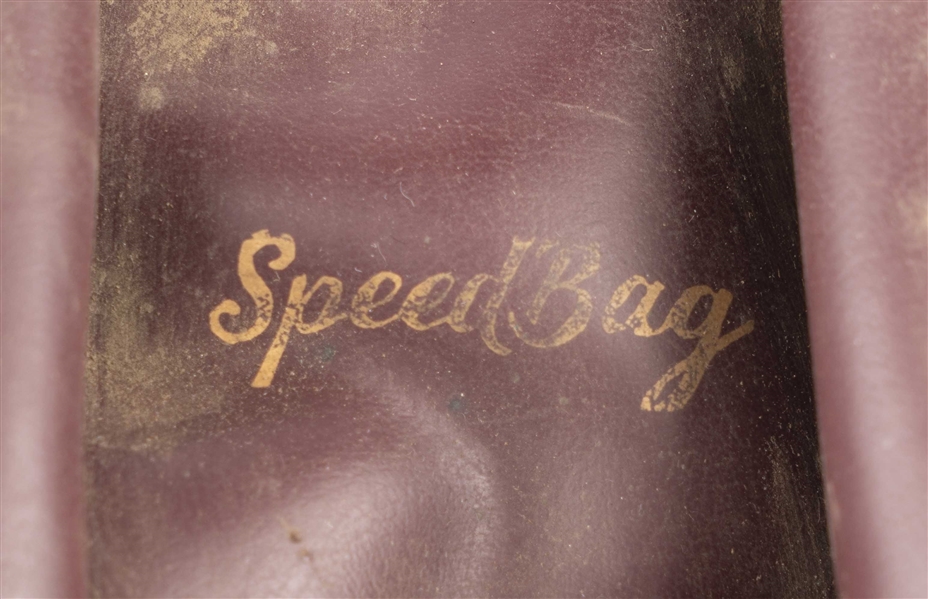 Bruce Lee's Personally Owned & Used Leather Speed Bag