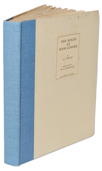 A.A. Milne & Ernest H. Shepard Signed Limited Editions of The House at Pooh Corner and Now We Are Six -- Both in Original Dust Jackets