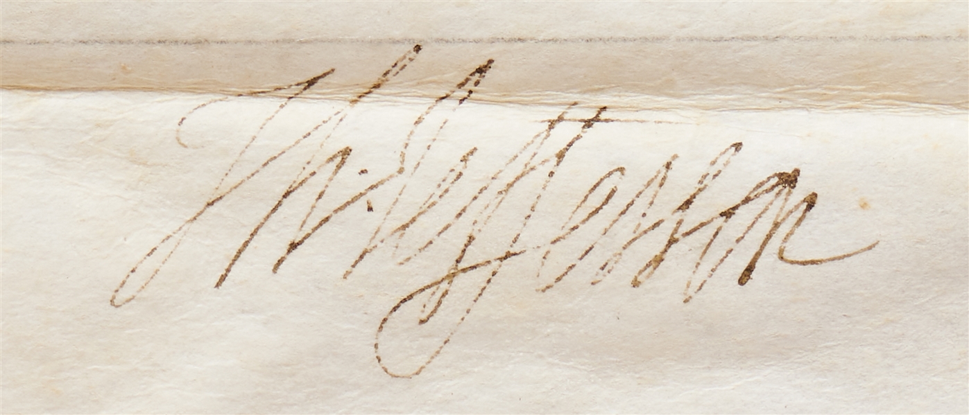 Thomas Jefferson Judicial Appointment Signed as President -- With University Archives COA