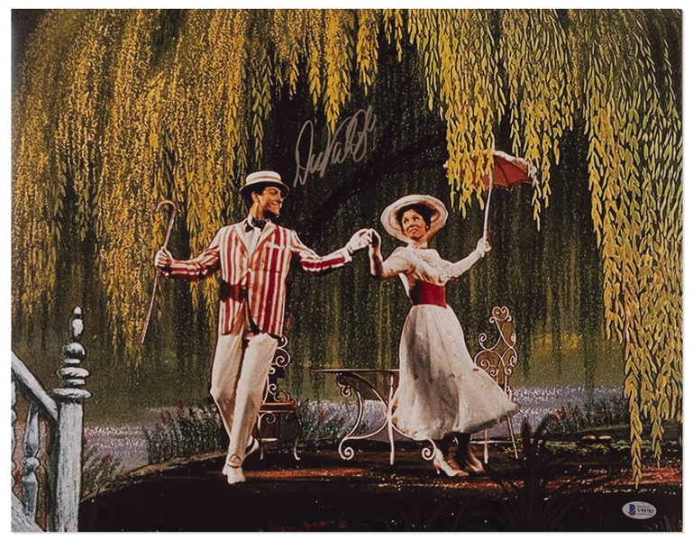 Dick Van Dyke Signed 20'' x 16'' Photo From ''Mary Poppins'' -- With Beckett COA