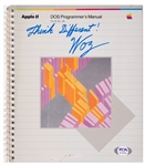 Steve Wozniak Signed Copy of the Apple II DOS Programmers Manual from 1982 -- With PSA/DNA COA