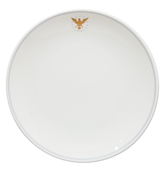 Scarce Presidential China Plate Used on John F. Kennedy's Plane ''Caroline''