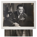 WWII Flying Tigers Major General Claire Chennault Signed Photo