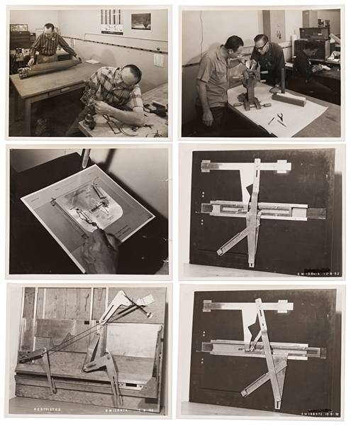 Lot of 34 Photos from the 1950s of U.S. Air Force Missile & Rocket Development -- With Ramo-Wooldridge & Space Technology Laboratories Backstamps