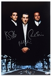 Dramatic Goodfellas Cast-Signed 12 x 18 Photo -- Signed by Robert De Niro, Ray Liotta, and Paul Sorvino -- With Beckett COA