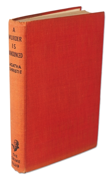 Agatha Christie First Edition of Her Novel ''A Murder is Announced''