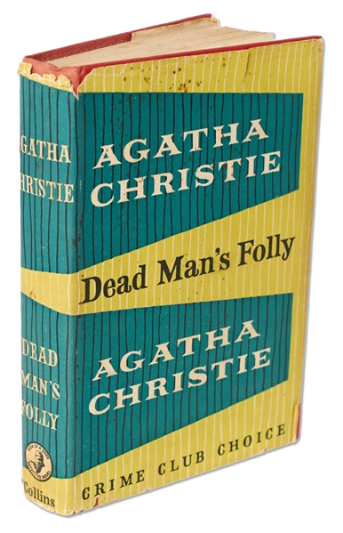 First Edition of ''Dead Man's Folly'' by Agatha Christie, in Original Dust Jacket