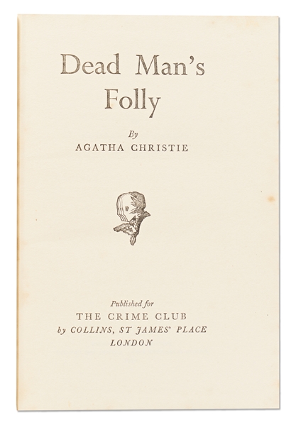 First Edition of ''Dead Man's Folly'' by Agatha Christie, in Original Dust Jacket