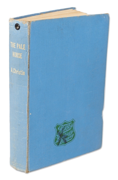 Agatha Christie First Edition of Her Masterpiece ''The Pale Horse''