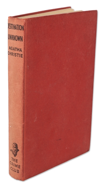 First Edition of Agatha Christie's Crime Thriller ''Destination Unknown''