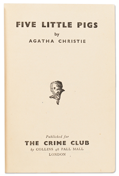 Agatha Christie's ''Five Little Pigs'' First Edition