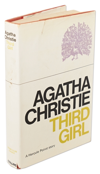 First Edition of Agatha Christie's Novel ''Third Girl''