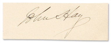 Signature of John Hay, President Lincolns Private Secretary