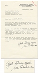 Mother Teresa Letter Signed -- God bless you / M Teresa