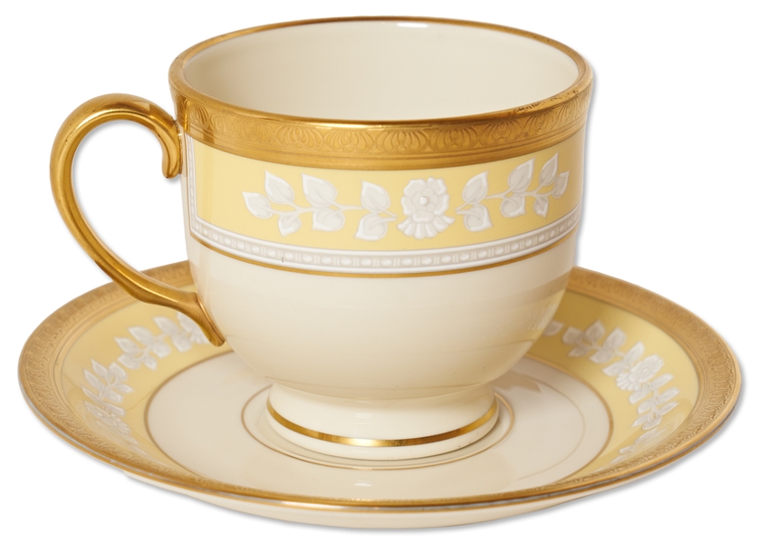 Bill Clinton White House China Cup & Saucer from the Lenox Exhibit Collection