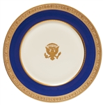 Woodrow Wilson White House Service Plate China from the Lenox Exhibit Collection