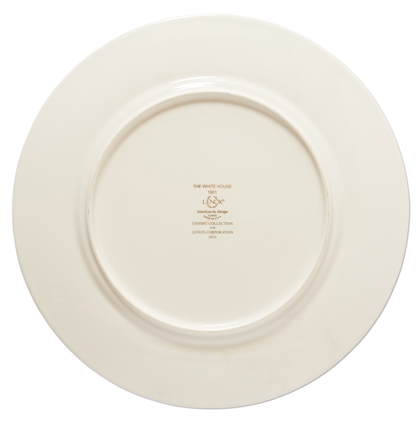 Harry Truman White House Service Plate China from the Lenox Exhibit Collection