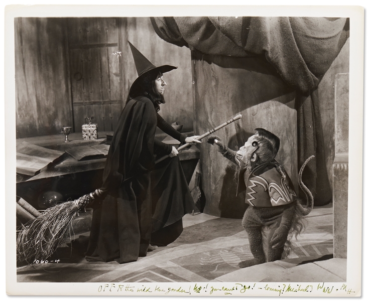 Margaret Hamilton Signed 10'' x 8'' Photo as the Wicked Witch of the West from ''The Wizard of Oz''