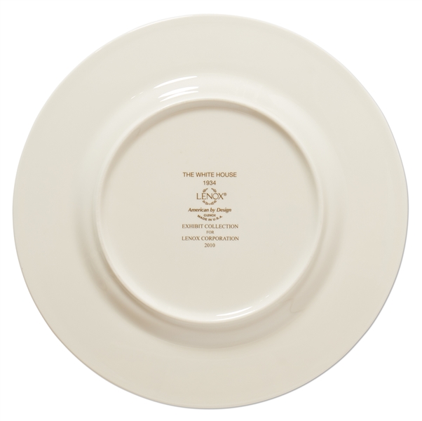 Franklin D. Roosevelt White House Salad Plate China from the Lenox Exhibit Collection