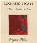 Fabric Swatch from Amelia Earharts Lockheed Vega 5B Plane -- Used by Earhart in 1932 as the First Woman to Fly Solo Across the Atlantic