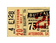 Ticket to Buffalo Bill Codys Wild West Show