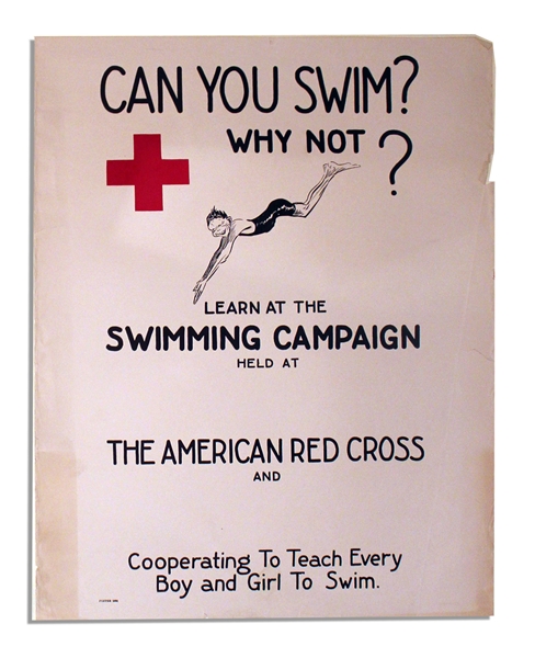 American Red Cross Poster -- Circa 1920