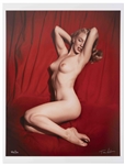 Tom Kelley Limited Edition Giclee Photograph of Marilyn Monroe -- Pose #6 Photo Measures 17 x 22