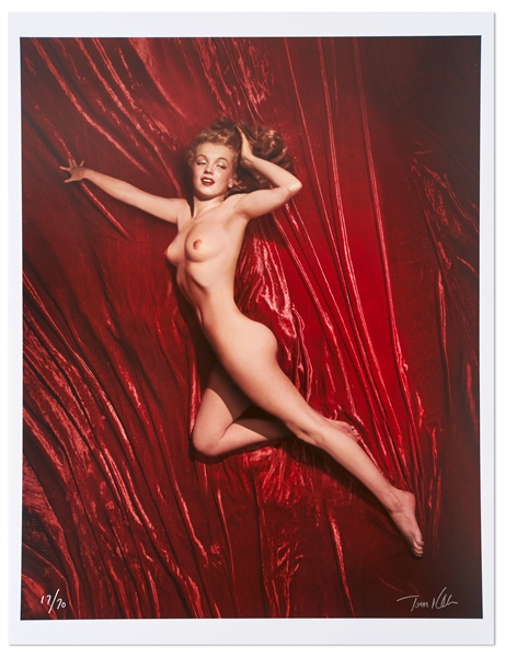 Tom Kelley Limited Edition Giclee Photograph of Marilyn Monroe -- ''Pose #8'' Photo Measures 17'' x 22''