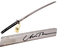 Uma Thurman Signed Katana Sword, Her Weapon From Kill Bill