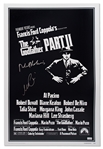 Robert DeNiro and Al Pacino Signed The Godfather II Movie Poster