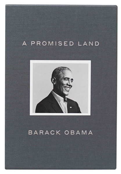 Barack Obama Signed Deluxe First Edition of ''A Promised Land'' -- With PSA/DNA COA