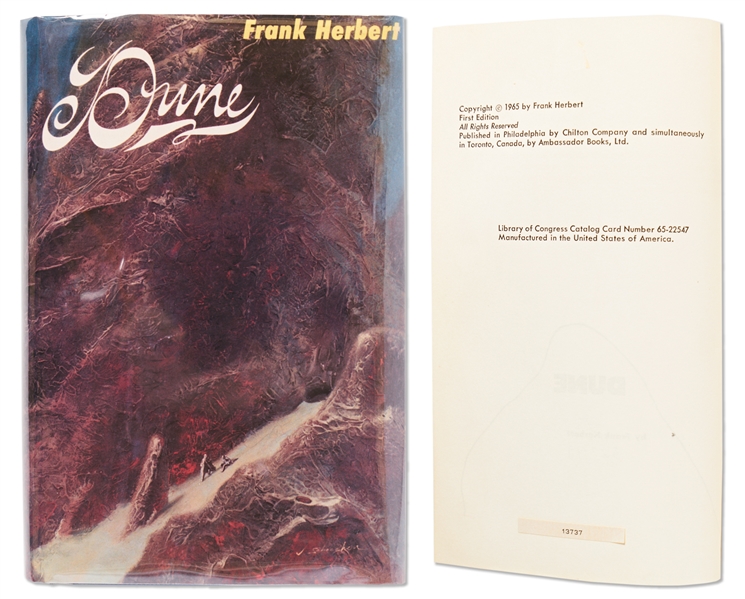 First Edition, First Printing of Frank Herbert's ''Dune''