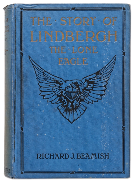 Charles Lindbergh Signature Within the 1927 First Edition of ''The Story of Lindbergh The Lone Eagle'' -- With PSA/DNA COA