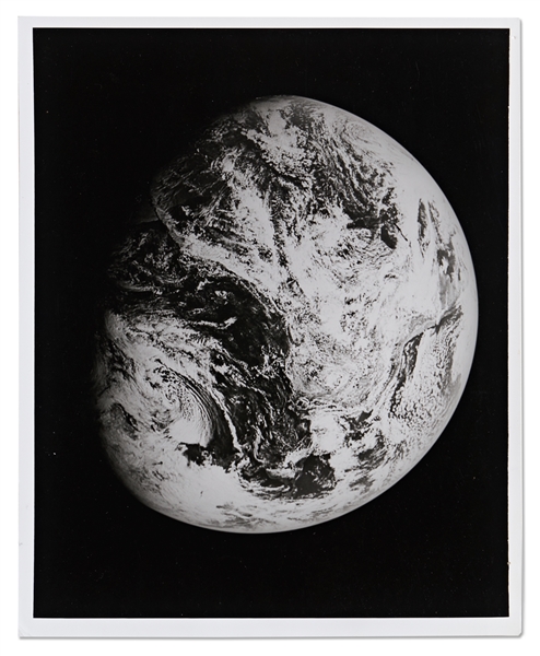 Apollo 8 NASA Photo Showing the Whole Earth