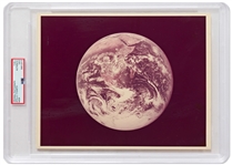 Apollo 17 Blue Marble Photo -- Encapsulated by PSA as Type I Photo