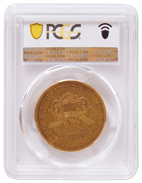 1851-O $20 U.S. Liberty Gold Coin -- PCGS Encapsulated XF40