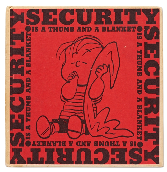 Charles Schulz Signed First Edition of ''Security is a Thumb and a Blanket'' -- Without Inscription