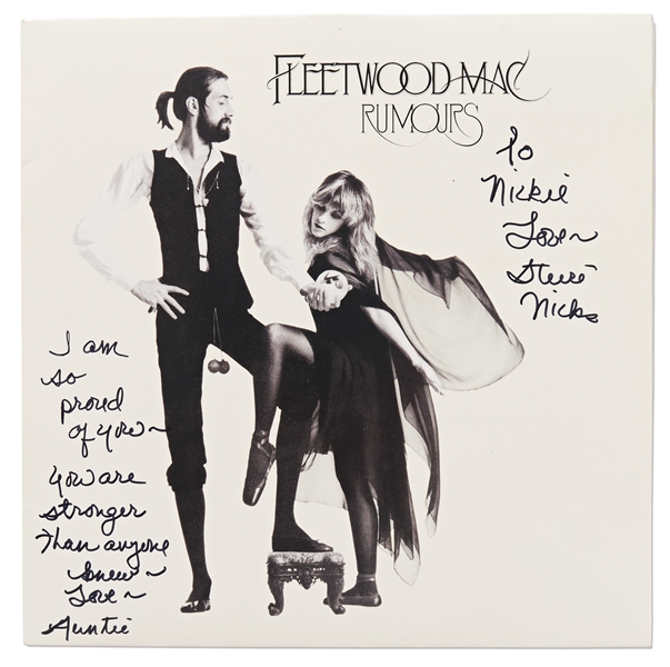 Stevie Nicks Signed ''Rumours'' Album -- ''I am so proud of you - you are stronger than anyone knew...Stevie Nicks'' -- With Epperson COA